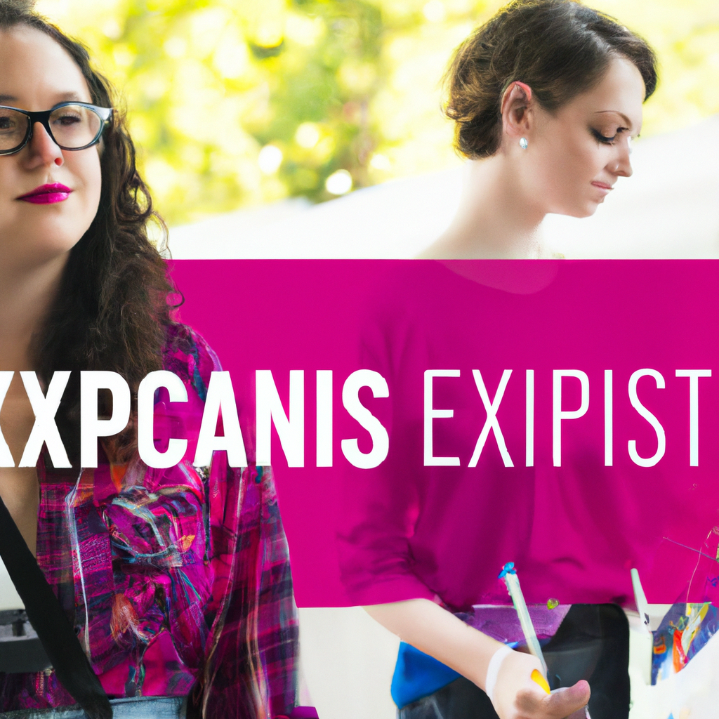 A group on a neighborhood scavenger hunt at golden hour